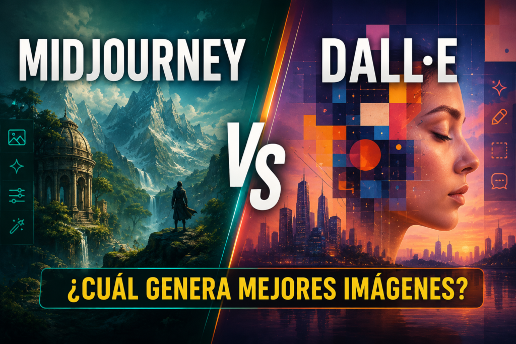🧩 MidJourney vs DALL·E: ¿Cuál genera mejores imágenes con Inteligencia Artificial? 5 MidJourney vs DALL·E: comparativa de generación de imágenes con Inteligencia Artificial